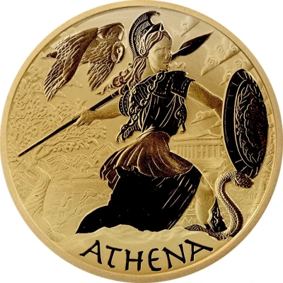 100 Dollars - Elizabeth II Athena back