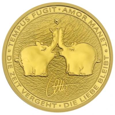 100 Dollars - Elizabeth II Kissing Ottifants back