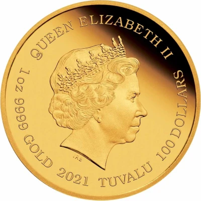 100 Dollars - Elizabeth II Laughing Buddha front