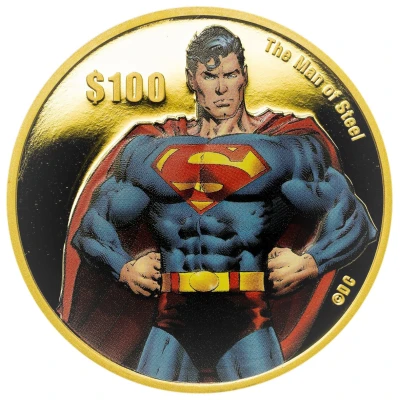 100 Dollars - Elizabeth II Superman back