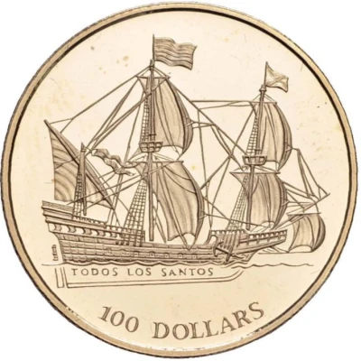 100 Dollars - Elizabeth II Todos Los Santos back