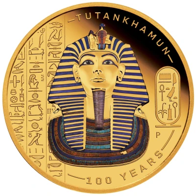 100 Dollars - Elizabeth II Tutankhamun back