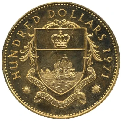 100 Dollars - Elizabeth II back