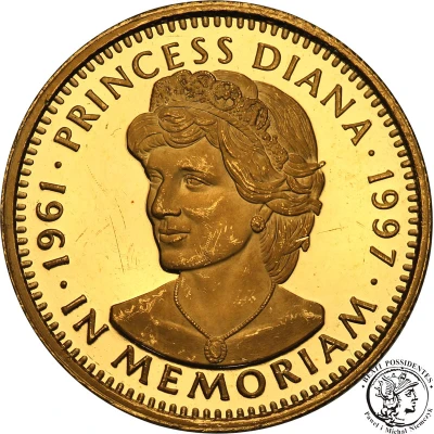 100 Dollars Princess Diana - In Memoriam back