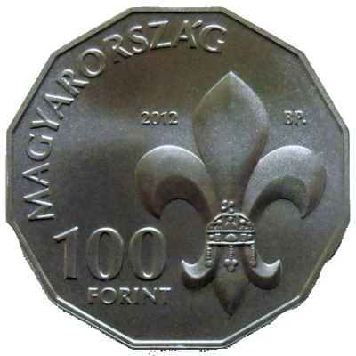 100 Forint Hungarian Scouts front