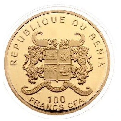 100 Francs CFA - Benedict XVI in Erfurt front