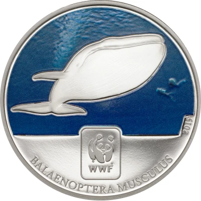 100 Francs CFA Blue Whale back