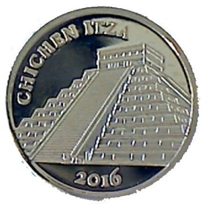 100 Francs CFA Chichén Itzá back