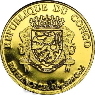 100 Francs CFA Christ the Redeemer front