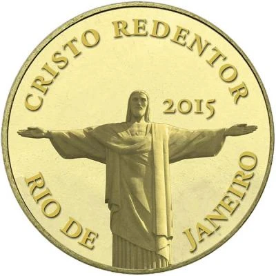 100 Francs CFA Christ the Redeemer back