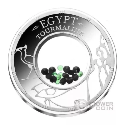 100 Francs CFA Egypt Tourmaline back