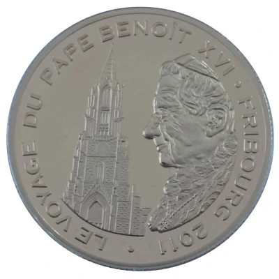 100 Francs CFA Journey of Pope Benedict XVI back