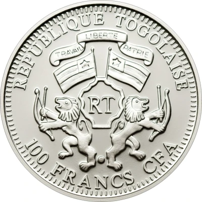 100 Francs CFA Lion front