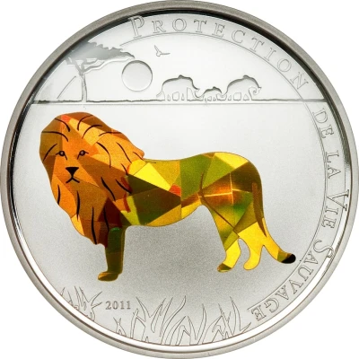 100 Francs CFA Lion back