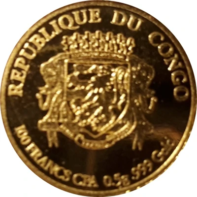 100 Francs CFA Mont Saint Michel front