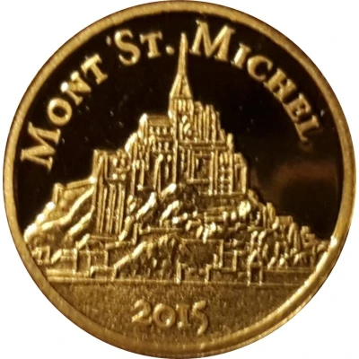 100 Francs CFA Mont Saint Michel back