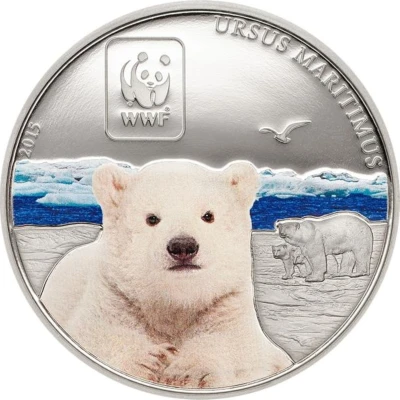 100 Francs CFA Polar Bear back