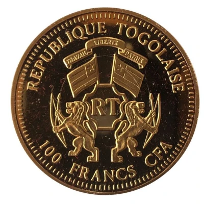 100 Francs CFA Pope Jean-Paul II front