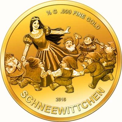 100 Francs CFA Snow White back