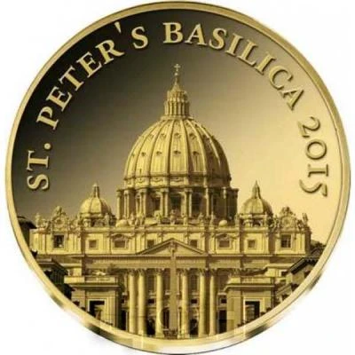 100 Francs CFA St. Peter's Basilica back