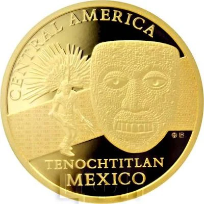 100 Francs CFA Tenochtitlan back