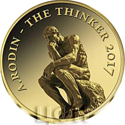 100 Francs CFA The Thinker back