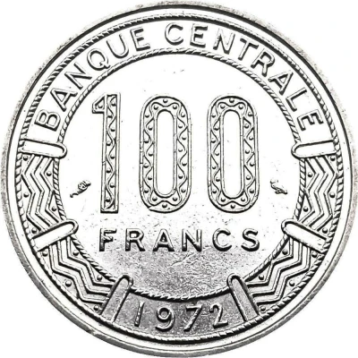 100 Francs CFA back