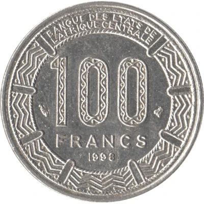 100 Francs CFA back