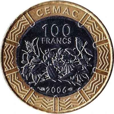 100 Francs CFA back