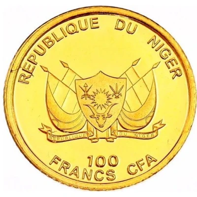 100 Francs Colossus of Rhodes front