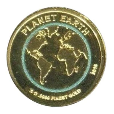 100 Francs Earth back