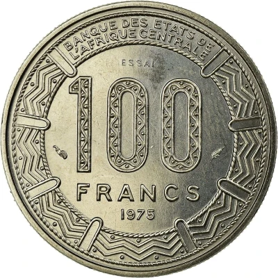 100 Francs Essai back