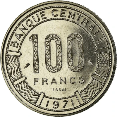 100 Francs Essai back