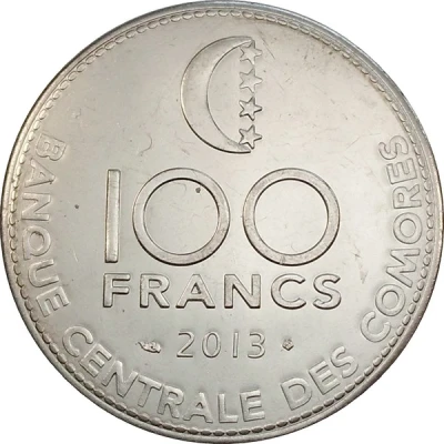 100 Francs FAO back