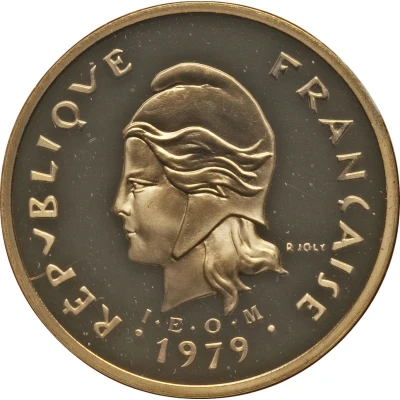 100 Francs Gold Piedfort front