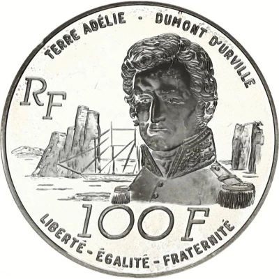 100 Francs Jules Dumont d'Urville front