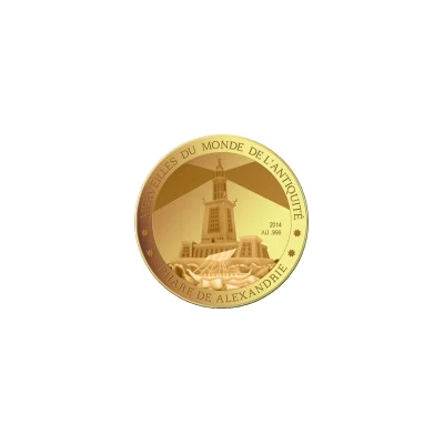 100 Francs Lighthouse of Alexandria back