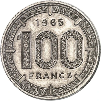 100 Francs Pattern back