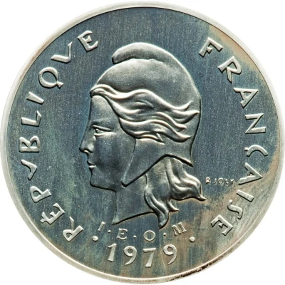 100 Francs Piedfort silver front