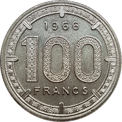 100 Francs back