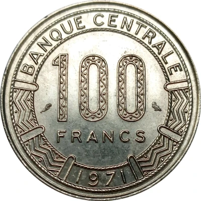 100 Francs back