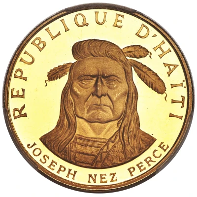 100 Gourdes Joseph Nez Perce front