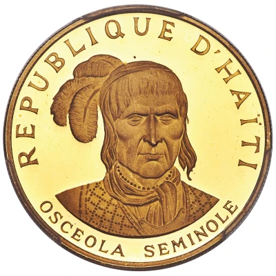 100 Gourdes Osceola Seminole front