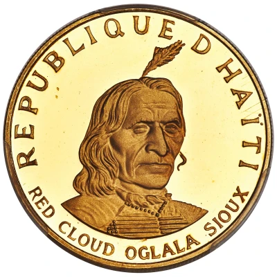 100 Gourdes Red Cloud Oglala Sioux front