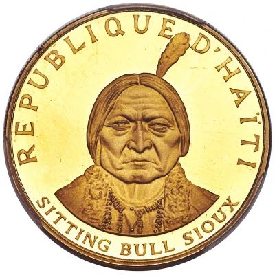 100 Gourdes Sitting Bull Sioux front