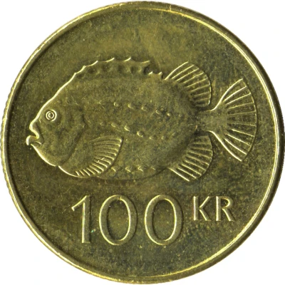 100 Krónur back