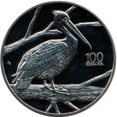 100 Kwacha Pelican back