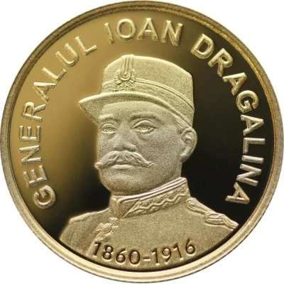 100 Lei 160 Years since the birth of general Ioan Dragalina back