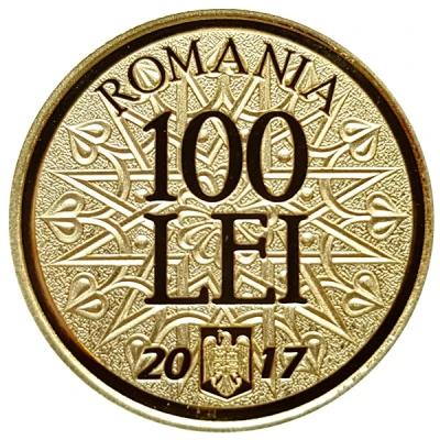 100 Lei Curtea de Argeș Monastery front