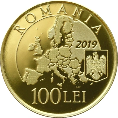 100 Lei Presidency of the Council of the European Union front